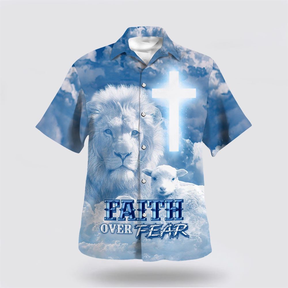 Faith Over Fear Jesus Lion Lamb Hawaiian Shirt Christian Hawaiian Shirt Religious Aloha Shirt 1 sumhod.jpg Faith Over Fear Jesus Lion Lamb Hawaiian Shirt Christian Hawaiian Shirt Religious Aloha Shirt 1 sumhod.jpg