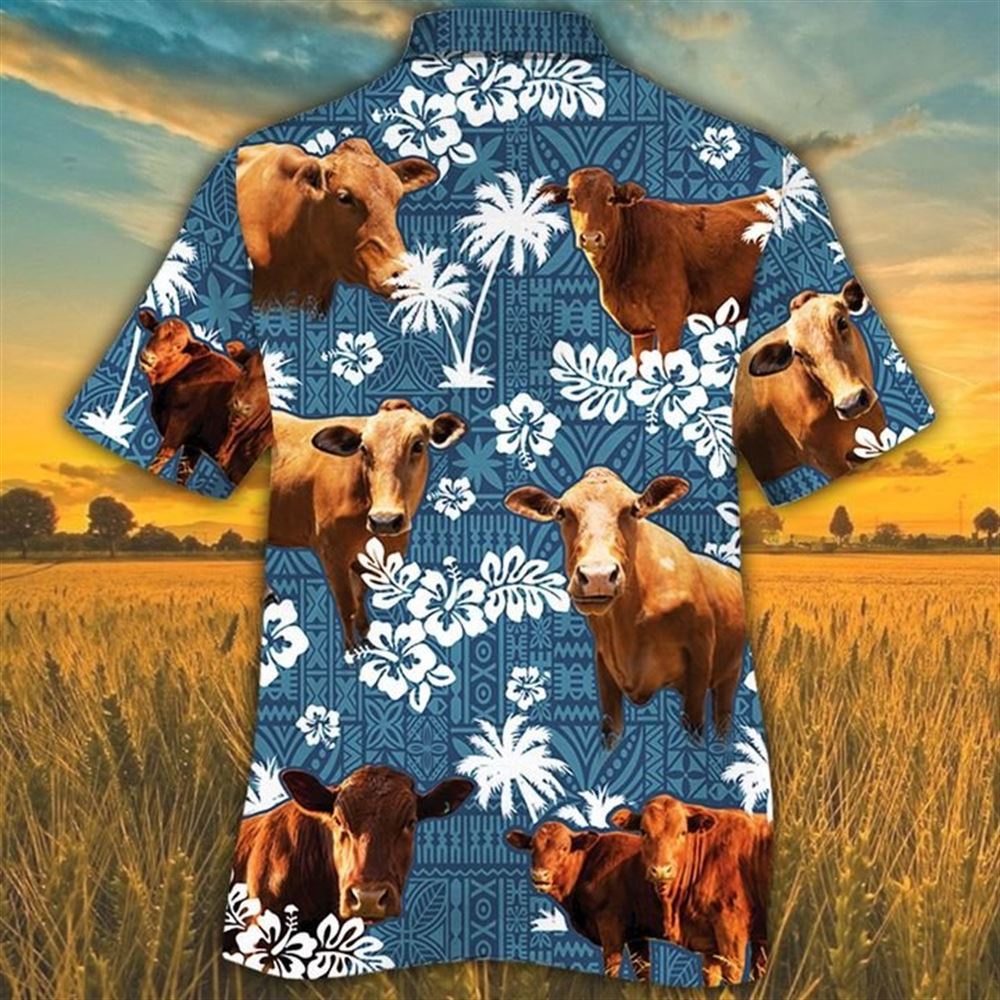 Farm Hawaiian Shirt Beefmaster Cattle Blue Tribal All Over Printed 3D Hawaiian Shirt Animal Hawaiian Shirt 2 bsqonf.jpg