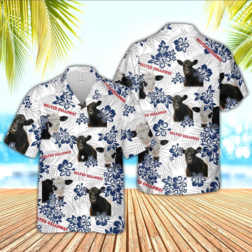 Farm Hawaiian Shirt Belted Galloway American White Flowers Pattern Hawaiian Shirt Animal Hawaiian Shirt 1 gelfw4.jpg Farm Hawaiian Shirt Belted Galloway American White Flowers Pattern Hawaiian Shirt Animal Hawaiian Shirt 1 gelfw4.jpg