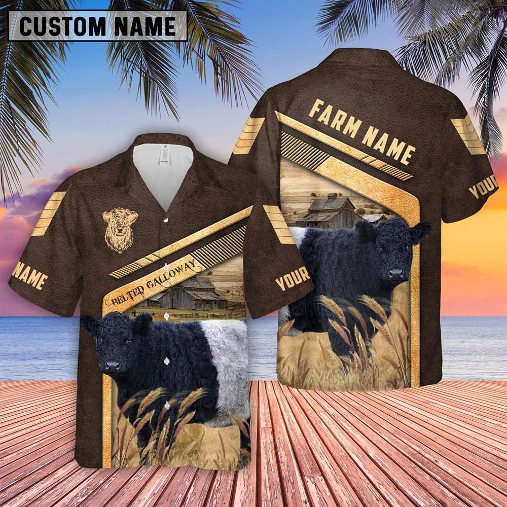Farm Hawaiian Shirt Belted Galloway Brown Pattern Customized Name 3D Hawaiian Shirt Animal Hawaiian Shirt 2 lefcgn.jpg Farm Hawaiian Shirt Belted Galloway Brown Pattern Customized Name 3D Hawaiian Shirt Animal Hawaiian Shirt 2 lefcgn.jpg