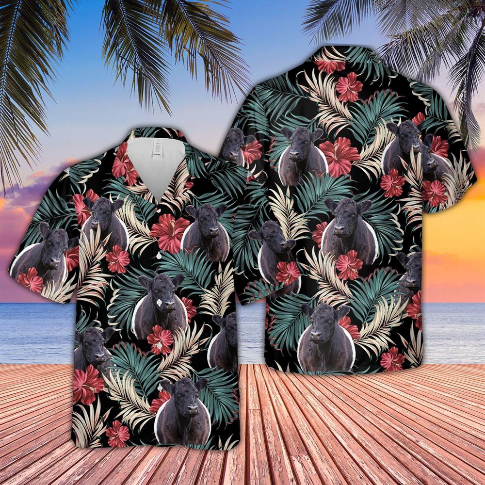 Farm Hawaiian Shirt Belted Galloway Dark Red Flowers Pattern Hawaiian Shirt Animal Hawaiian Shirt 1 m73pas.jpg Farm Hawaiian Shirt Belted Galloway Dark Red Flowers Pattern Hawaiian Shirt Animal Hawaiian Shirt 1 m73pas.jpg
