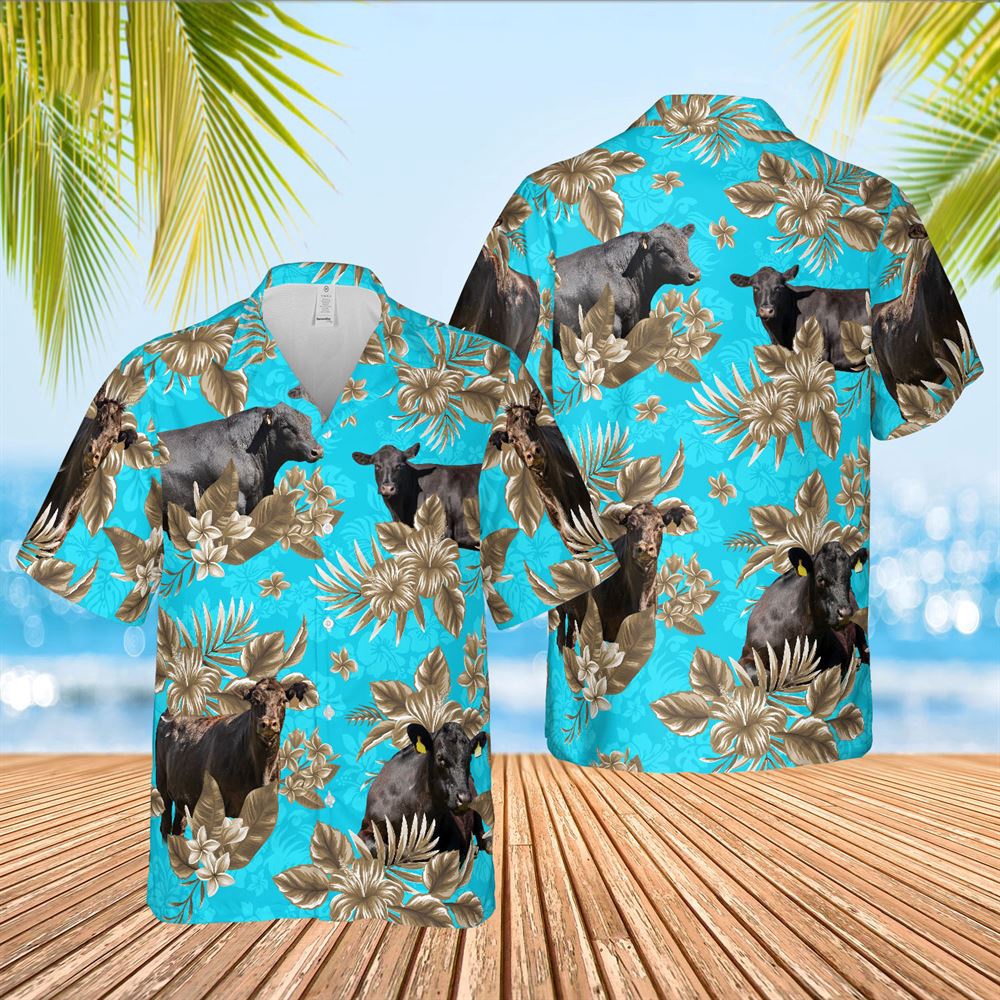 Farm Hawaiian Shirt Black Angus Cattle Lovers Aloha Pattern Light Blue All Over Printed 3D Hawaiian Shirt Animal Hawaiian Shirt 1 aaupcj.jpg