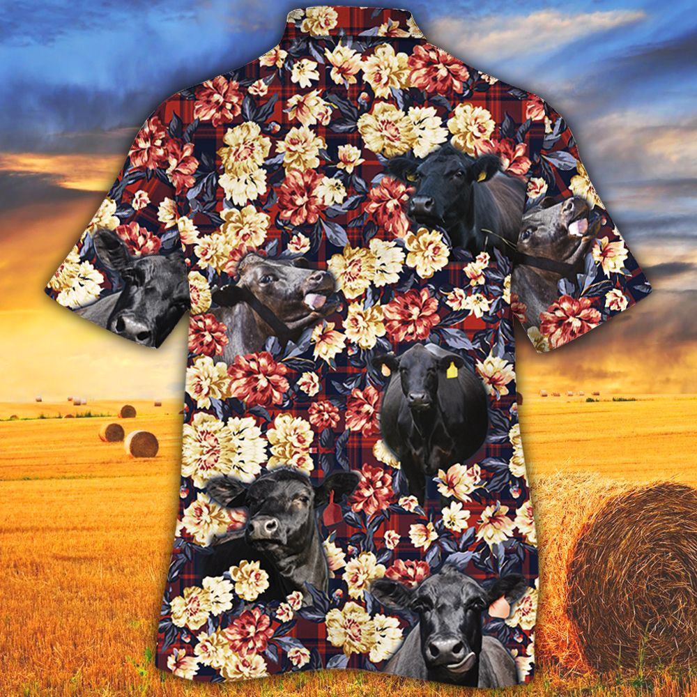 Farm Hawaiian Shirt Black Angus Cattle Red Plaid Pattern All Over Printed 3D Hawaiian Shirt Animal Hawaiian Shirt 2 m4vttp.jpg Farm Hawaiian Shirt Black Angus Cattle Red Plaid Pattern All Over Printed 3D Hawaiian Shirt Animal Hawaiian Shirt 2 m4vttp.jpg