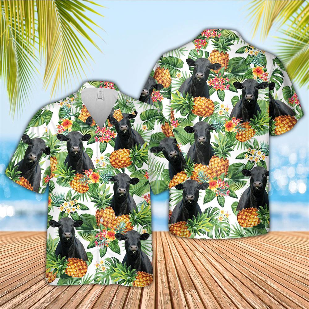 Farm Hawaiian Shirt Black Angus Pineapple Pattern 3D Hawaiian Shirt Animal Hawaiian Shirt 1 n4zffj.jpg Farm Hawaiian Shirt Black Angus Pineapple Pattern 3D Hawaiian Shirt Animal Hawaiian Shirt 1 n4zffj.jpg