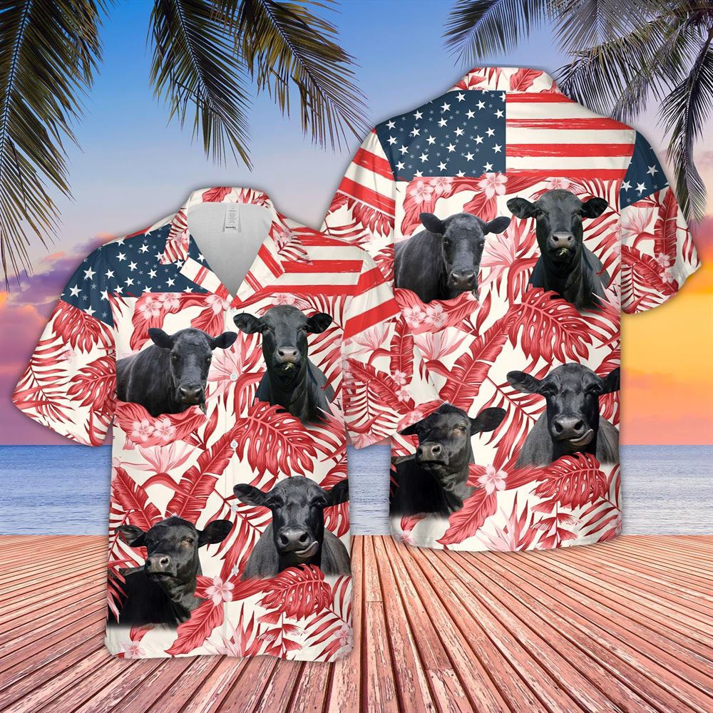 Farm Hawaiian Shirt Black Angus Red Floral Us Flag 3D Hawaiian Shirt Animal Hawaiian Shirt 1 wpfeqf.jpg