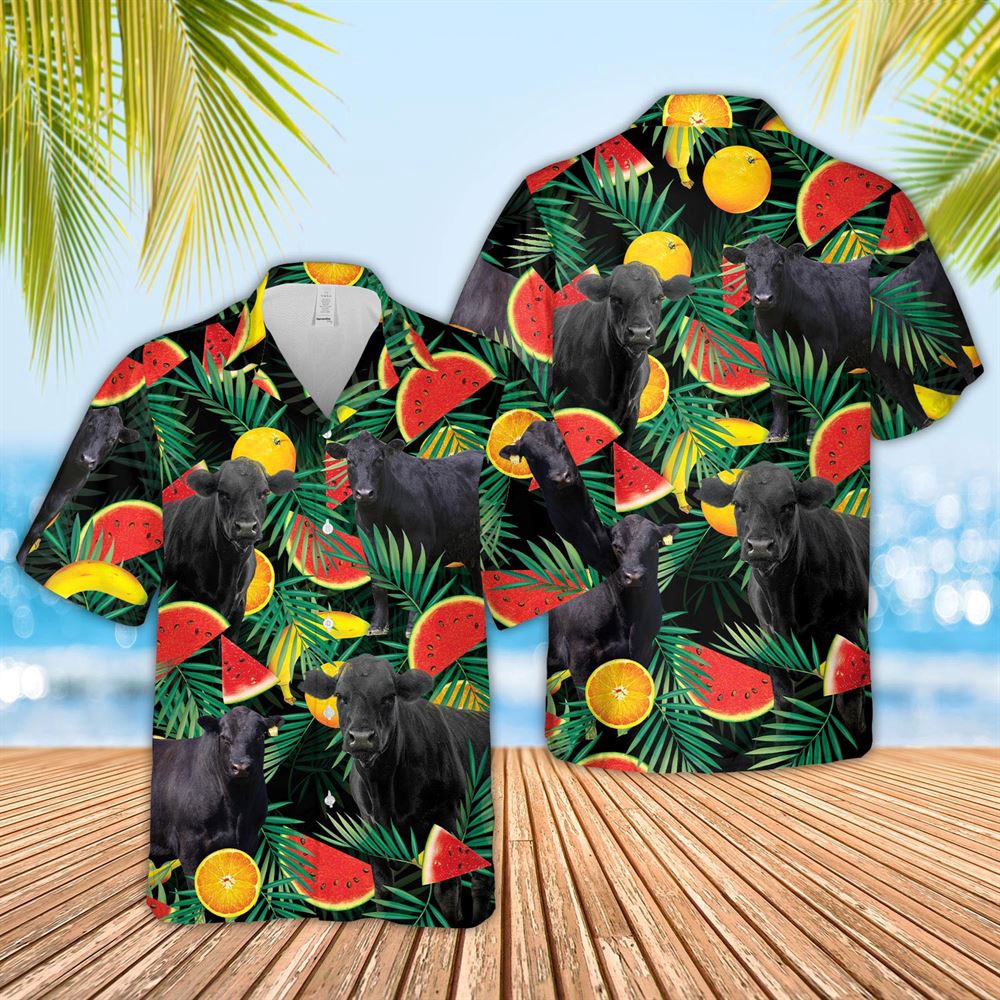 Farm Hawaiian Shirt Black Angus Watermelon Hawaiian Shirt Animal Hawaiian Shirt 1 z9ttar.jpg