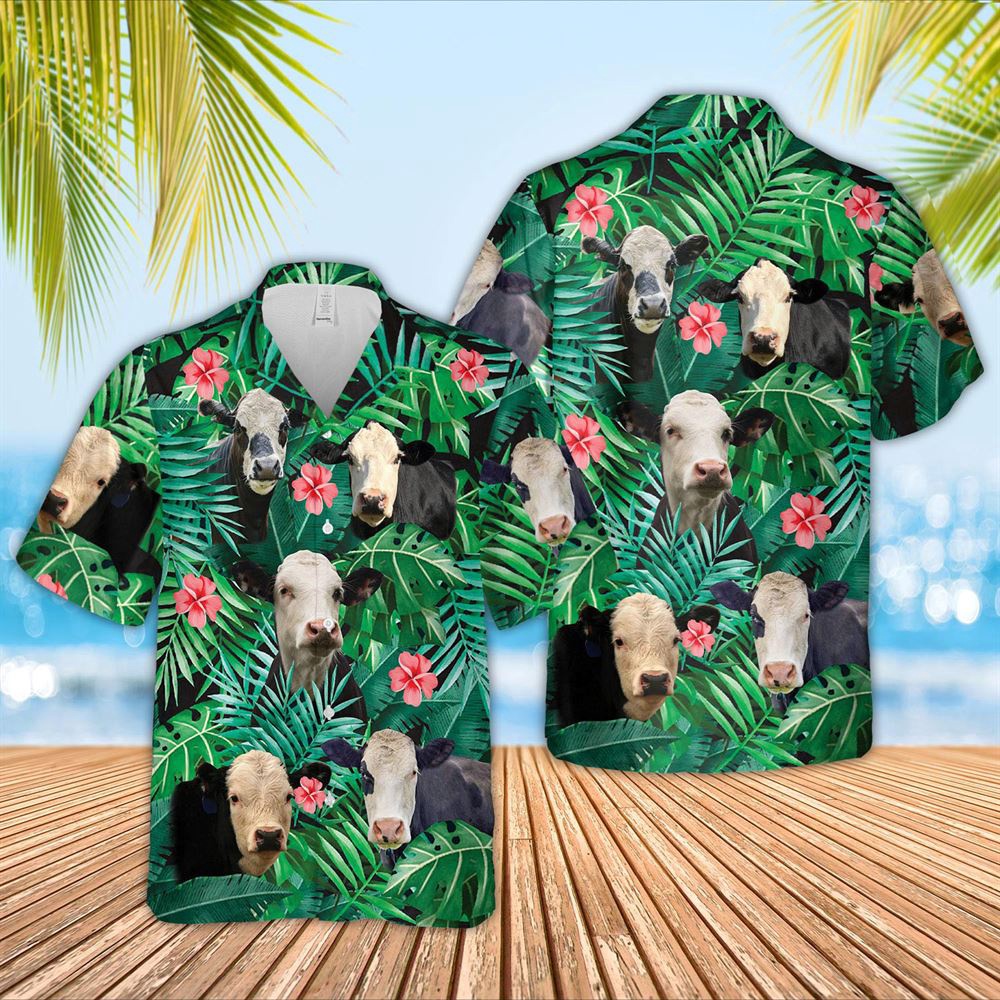 Farm Hawaiian Shirt Black Baldy 3D Hawaiian Shirt Animal Hawaiian Shirt 1 l84zvt.jpg
