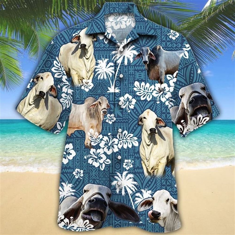 Farm Hawaiian Shirt Brahman Cattle Blue Tribal All Over Printed 3D Hawaiian Shirt Animal Hawaiian Shirt 1 qkj2rd.jpg Farm Hawaiian Shirt Brahman Cattle Blue Tribal All Over Printed 3D Hawaiian Shirt Animal Hawaiian Shirt 1 qkj2rd.jpg