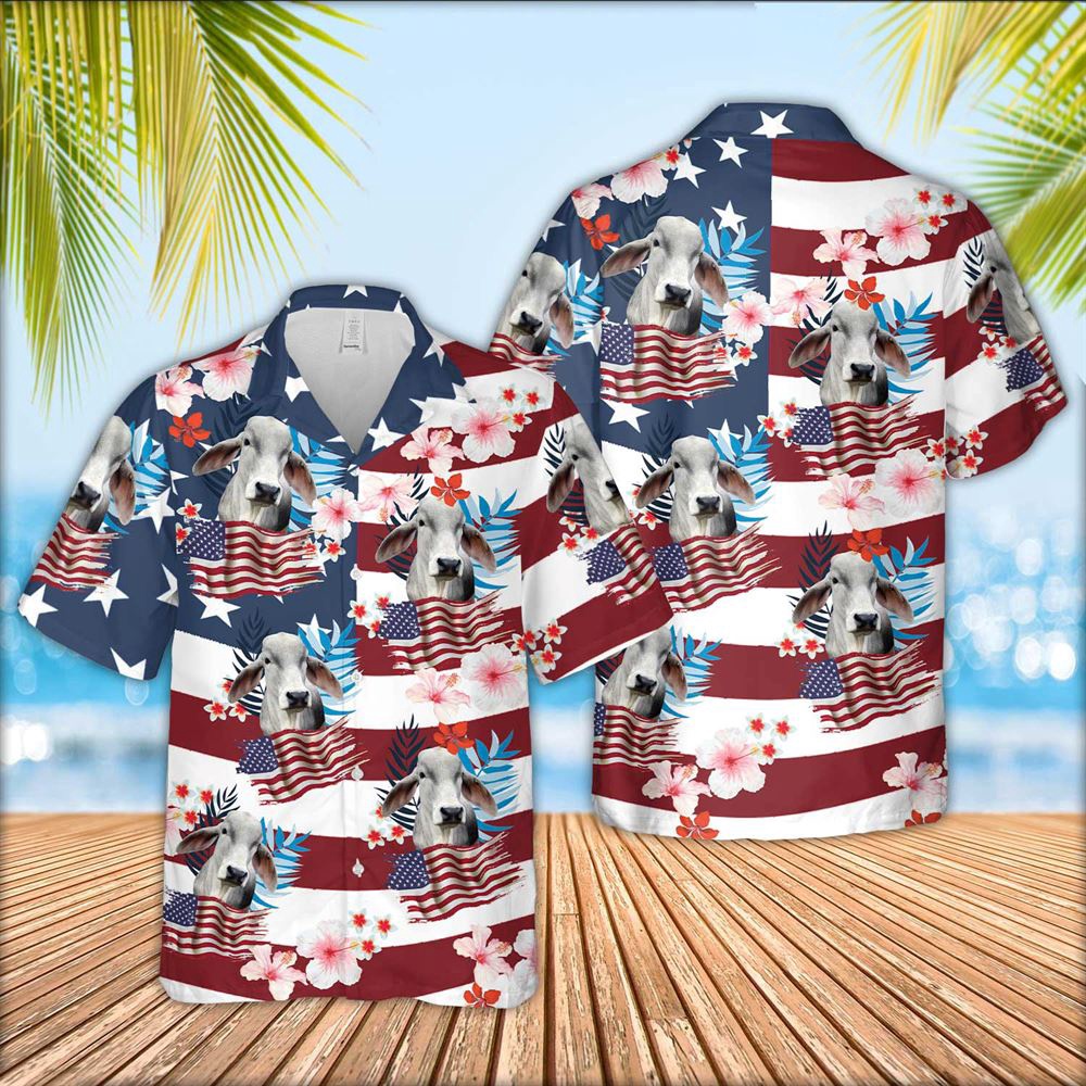 Farm Hawaiian Shirt Brahman Cattle Floral U.S Flag Pattern Hawaiian Shirt Animal Hawaiian Shirt 1 ykip46.jpg Farm Hawaiian Shirt Brahman Cattle Floral U.S Flag Pattern Hawaiian Shirt Animal Hawaiian Shirt 1 ykip46.jpg