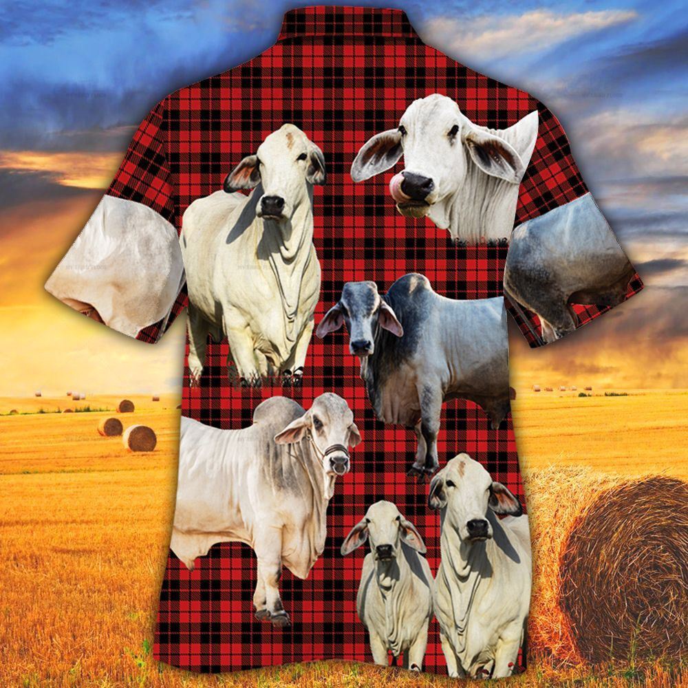 Farm Hawaiian Shirt Brahman Cattle Red Tartan Pattern All Over Printed 3D Hawaiian Shirt Animal Hawaiian Shirt 2 n0jaue.jpg Farm Hawaiian Shirt Brahman Cattle Red Tartan Pattern All Over Printed 3D Hawaiian Shirt Animal Hawaiian Shirt 2 n0jaue.jpg