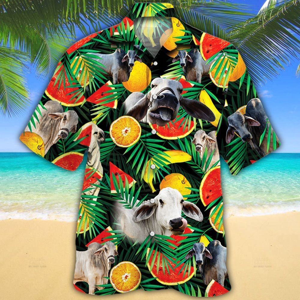 Farm Hawaiian Shirt Brahman Cattle Tropical Fruits All Over Printed 3D Hawaiian Shirt Animal Hawaiian Shirt 1 yuw6ci.jpg Farm Hawaiian Shirt Brahman Cattle Tropical Fruits All Over Printed 3D Hawaiian Shirt Animal Hawaiian Shirt 1 yuw6ci.jpg