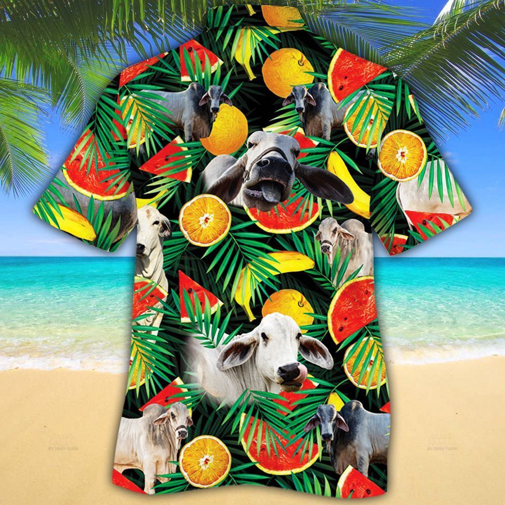 Farm Hawaiian Shirt Brahman Cattle Tropical Fruits All Over Printed 3D Hawaiian Shirt Animal Hawaiian Shirt 2 l4p6xw.jpg Farm Hawaiian Shirt Brahman Cattle Tropical Fruits All Over Printed 3D Hawaiian Shirt Animal Hawaiian Shirt 2 l4p6xw.jpg