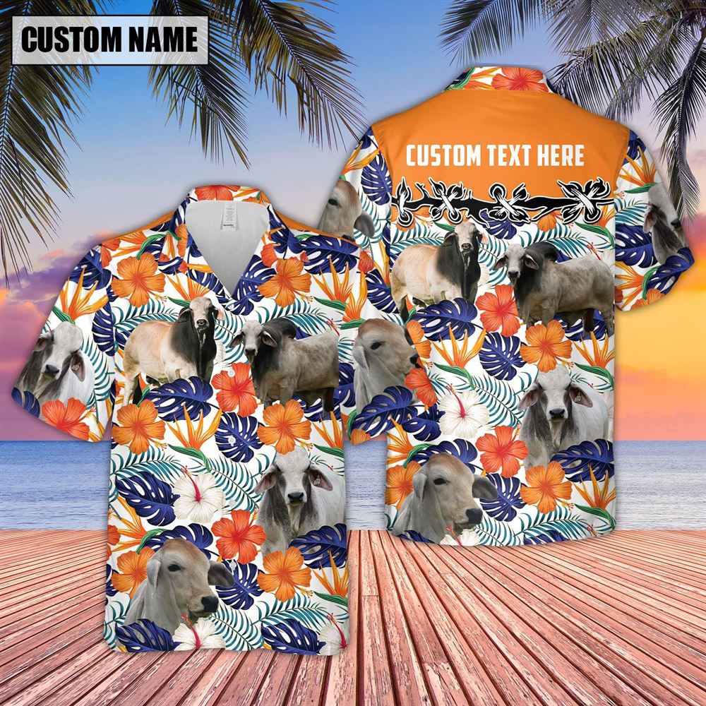 Farm Hawaiian Shirt Brahman Hibiscus Blue Floral Custom Name 3D Hawaiian Shirt Animal Hawaiian Shirt 2 h1fxaq.jpg Farm Hawaiian Shirt Brahman Hibiscus Blue Floral Custom Name 3D Hawaiian Shirt Animal Hawaiian Shirt 2 h1fxaq.jpg