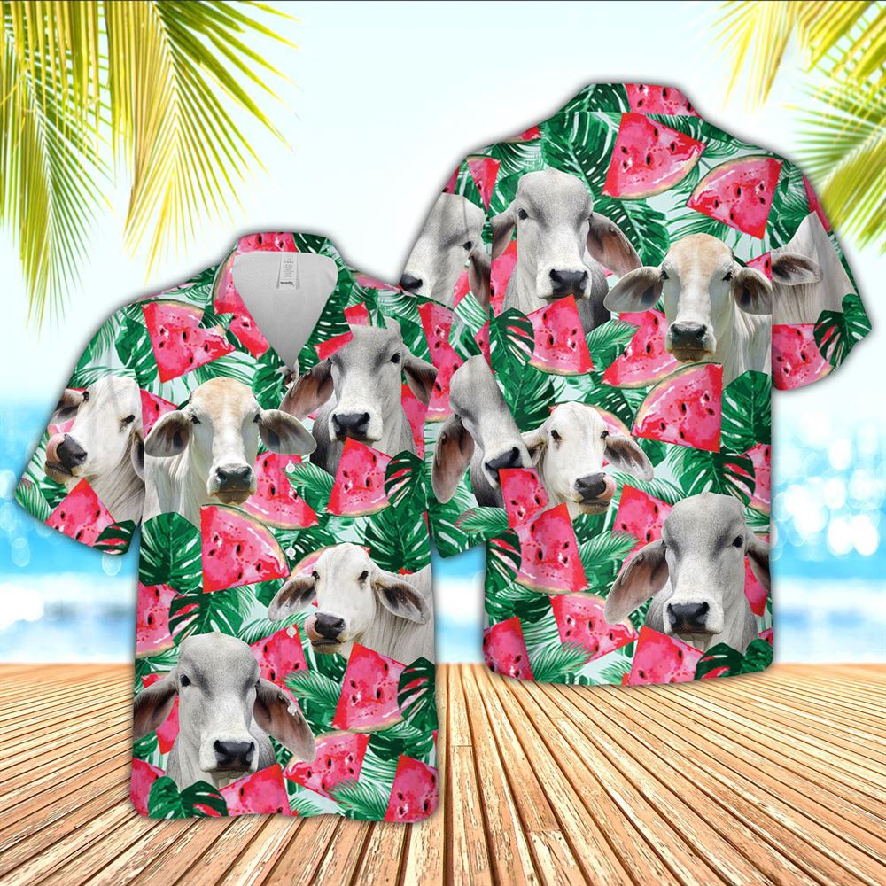 Farm Hawaiian Shirt Brahman Watermelon 3D Hawaiian Shirt Animal Hawaiian Shirt 1 lpo8up.jpg Farm Hawaiian Shirt Brahman Watermelon 3D Hawaiian Shirt Animal Hawaiian Shirt 1 lpo8up.jpg