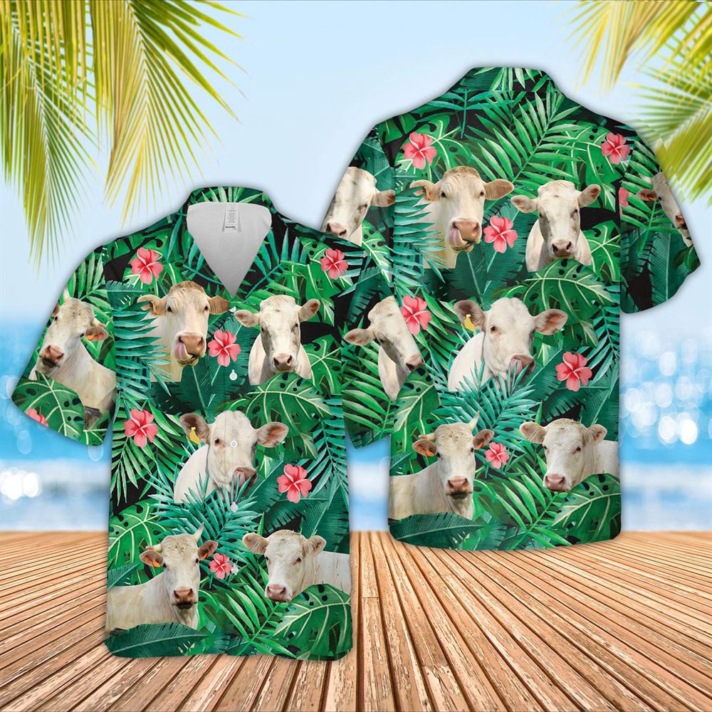 Farm Hawaiian Shirt Charolais 3D Hawaiian Shirt Animal Hawaiian Shirt 1 popesz.jpg Farm Hawaiian Shirt Charolais 3D Hawaiian Shirt Animal Hawaiian Shirt 1 popesz.jpg