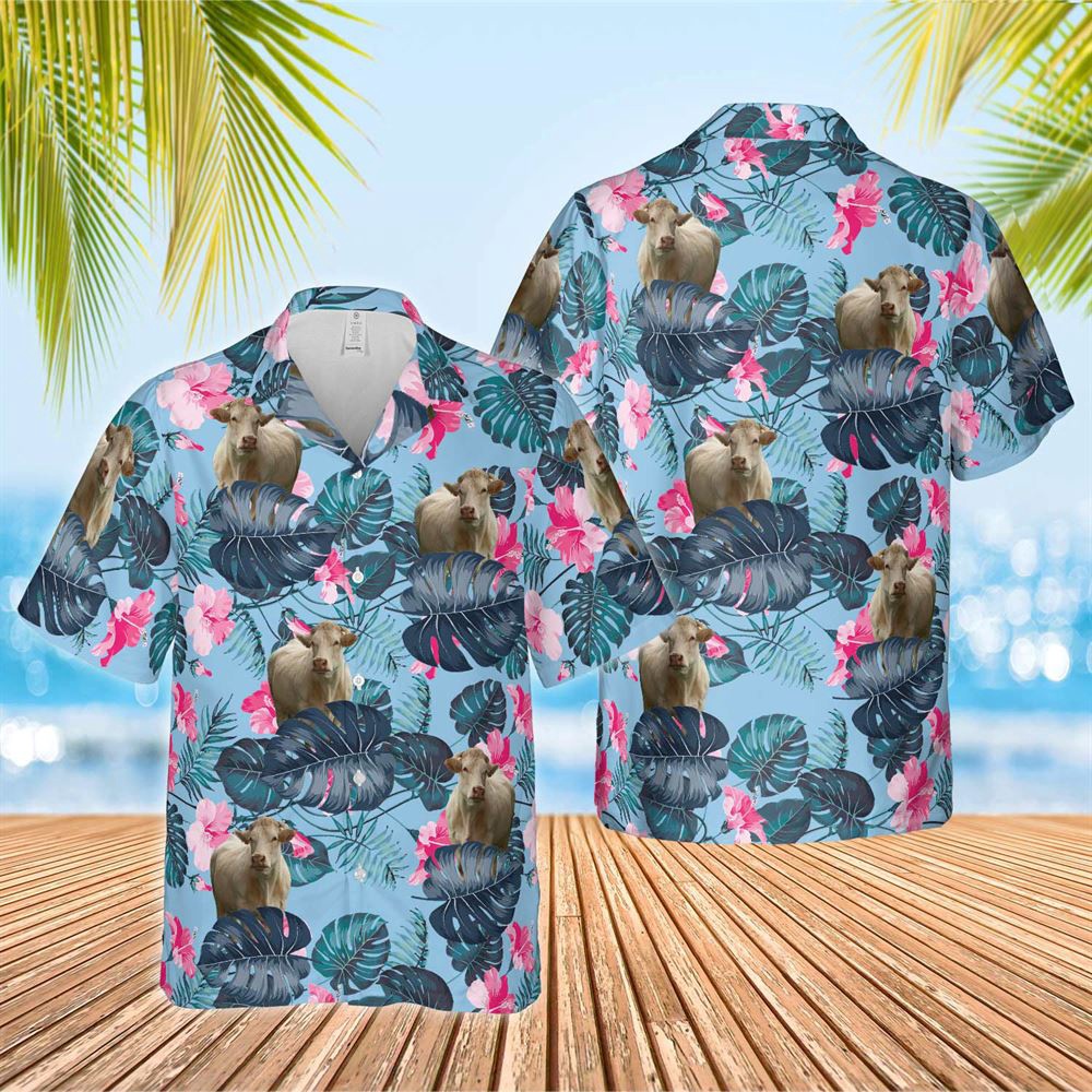 Farm Hawaiian Shirt Charolais Blue Hibiscus Hawaiian Shirt Animal Hawaiian Shirt 1 bkdlpp.jpg Farm Hawaiian Shirt Charolais Blue Hibiscus Hawaiian Shirt Animal Hawaiian Shirt 1 bkdlpp.jpg