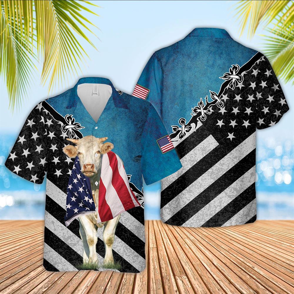 Farm Hawaiian Shirt Charolais Cattle American Flag Hawaiian Shirt Animal Hawaiian Shirt 1 hh79a8.jpg Farm Hawaiian Shirt Charolais Cattle American Flag Hawaiian Shirt Animal Hawaiian Shirt 1 hh79a8.jpg