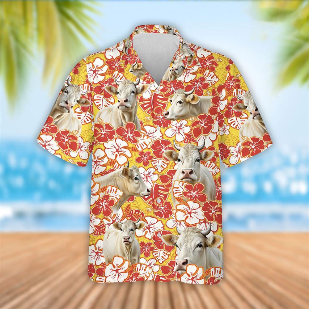 Farm Hawaiian Shirt Charolais Cattle Orange Flower Pattern 3D Hawaiian Shirt Summer Gift Animal Hawaiian Shirt 1 yu0xzo.jpg Farm Hawaiian Shirt Charolais Cattle Orange Flower Pattern 3D Hawaiian Shirt Summer Gift Animal Hawaiian Shirt 1 yu0xzo.jpg