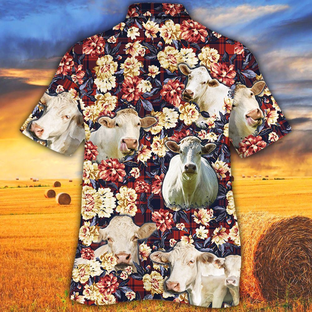 Farm Hawaiian Shirt Charolais Cattle Red Plaid Pattern All Over Printed 3D Hawaiian Shirt Animal Hawaiian Shirt 2 mqtvpb.jpg Farm Hawaiian Shirt Charolais Cattle Red Plaid Pattern All Over Printed 3D Hawaiian Shirt Animal Hawaiian Shirt 2 mqtvpb.jpg
