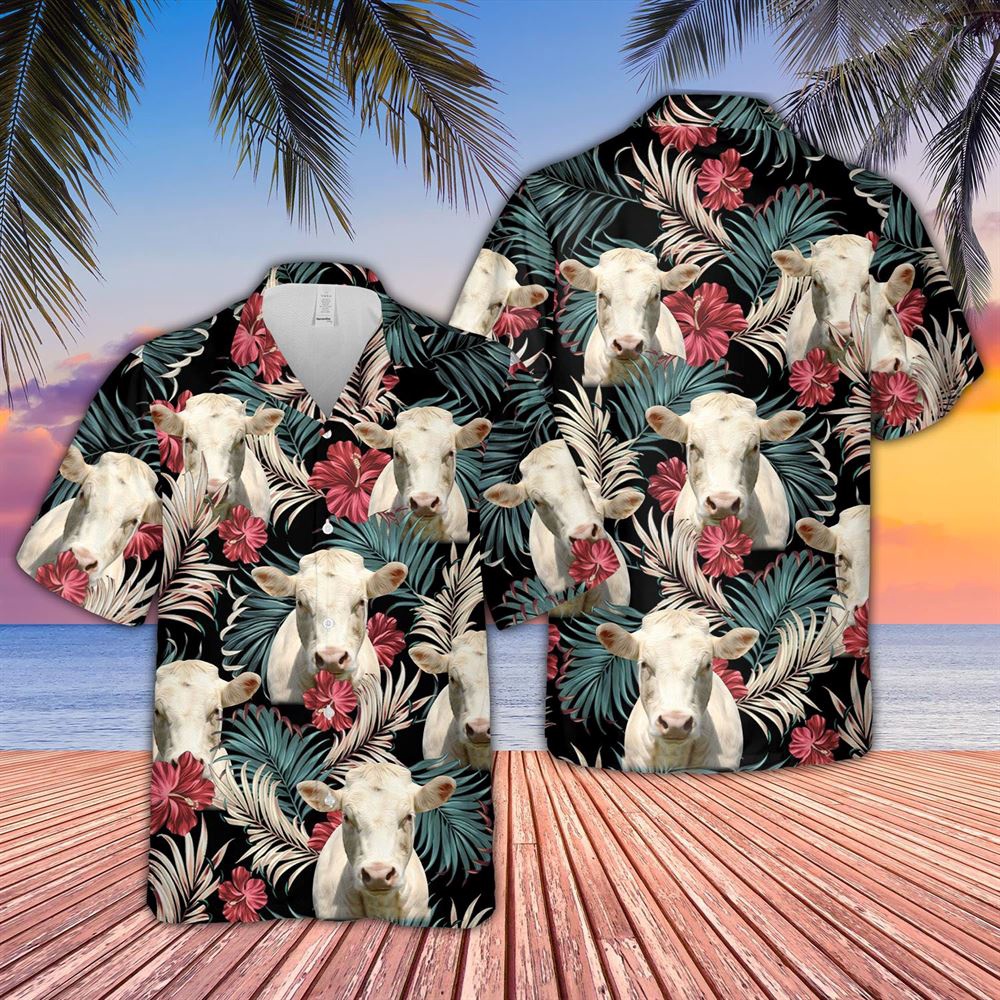 Farm Hawaiian Shirt Charolais Dark Red Flowers Pattern Hawaiian Shirt Animal Hawaiian Shirt 1 rzxxlu.jpg Farm Hawaiian Shirt Charolais Dark Red Flowers Pattern Hawaiian Shirt Animal Hawaiian Shirt 1 rzxxlu.jpg