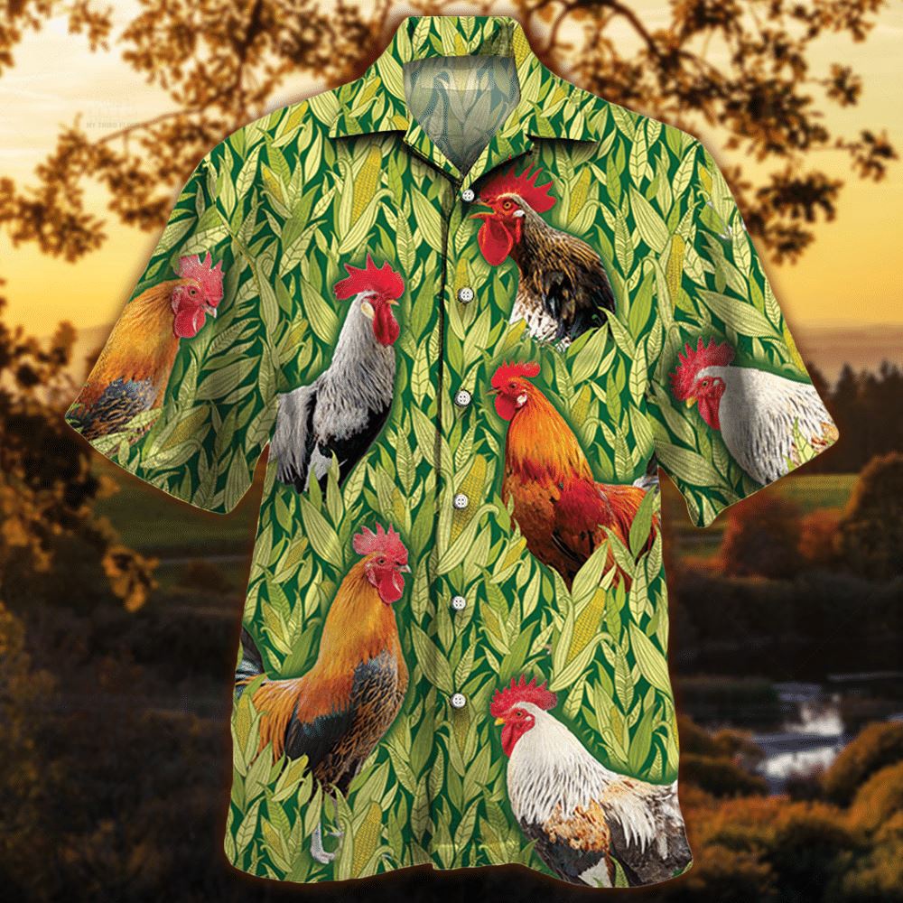 Farm Hawaiian Shirt Chicken Corn Pattern Hawaiian Shirt Animal Hawaiian Shirt 1 zdfhqh.jpg Farm Hawaiian Shirt Chicken Corn Pattern Hawaiian Shirt Animal Hawaiian Shirt 1 zdfhqh.jpg