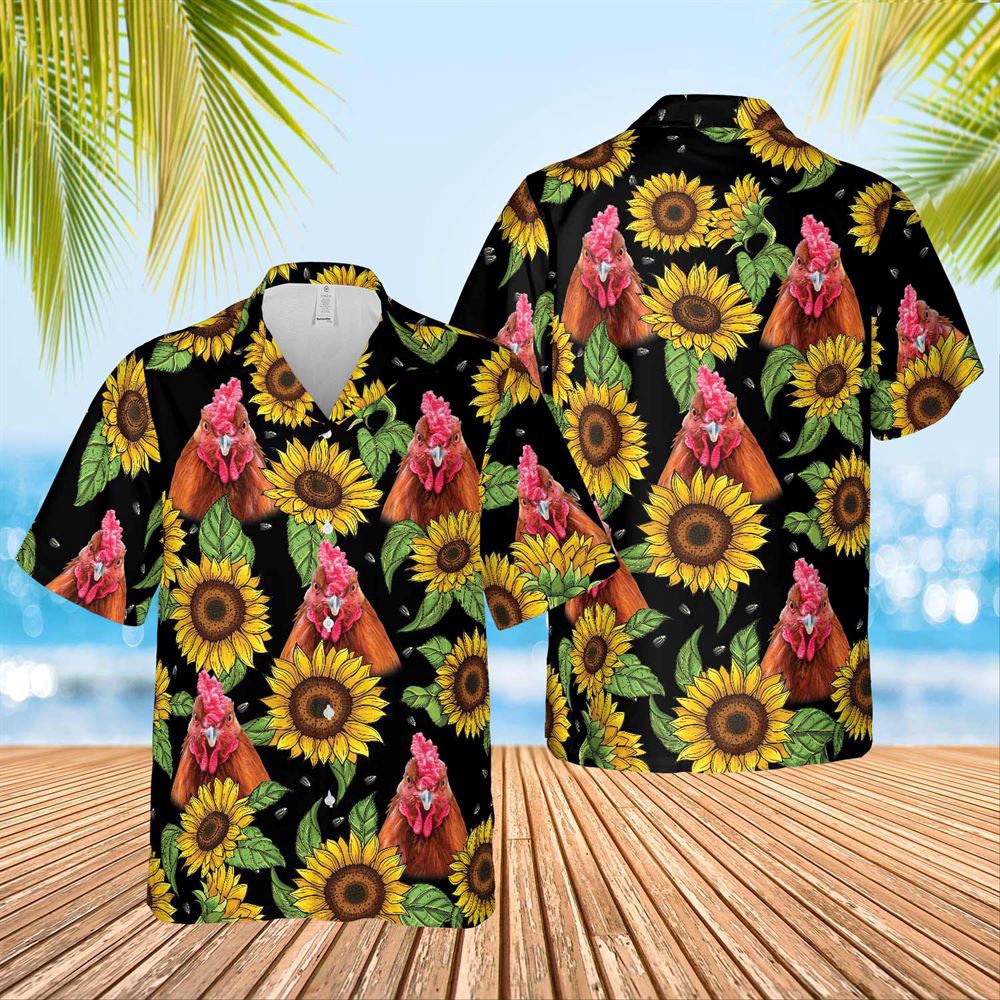 Farm Hawaiian Shirt Chicken Sunflower Hawaiian Shirt 2023 Animal Hawaiian Shirt 1 b1lr0h.jpg Farm Hawaiian Shirt Chicken Sunflower Hawaiian Shirt 2023 Animal Hawaiian Shirt 1 b1lr0h.jpg