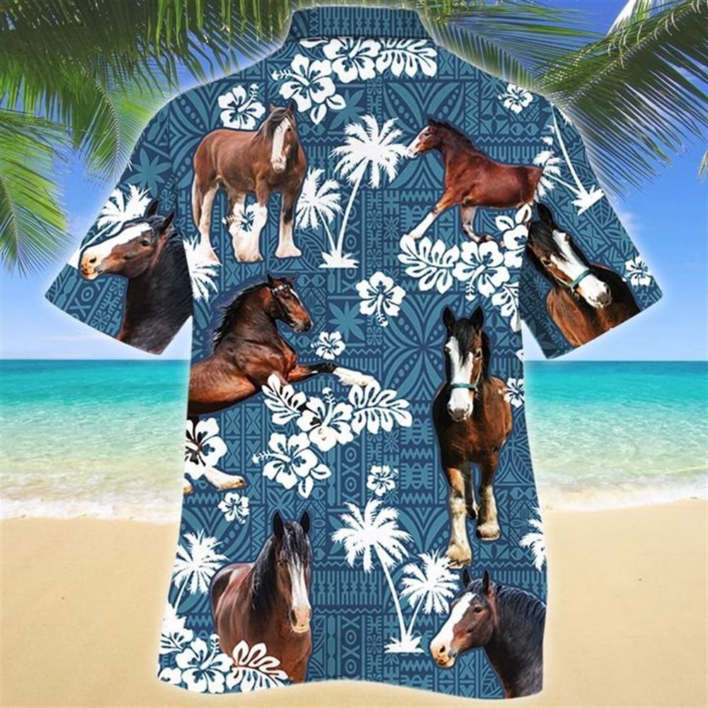 Farm Hawaiian Shirt Clydesdale Horse Blue Tribal All Over Printed 3D Hawaiian Shirt Animal Hawaiian Shirt 2 c85psg.jpg Farm Hawaiian Shirt Clydesdale Horse Blue Tribal All Over Printed 3D Hawaiian Shirt Animal Hawaiian Shirt 2 c85psg.jpg