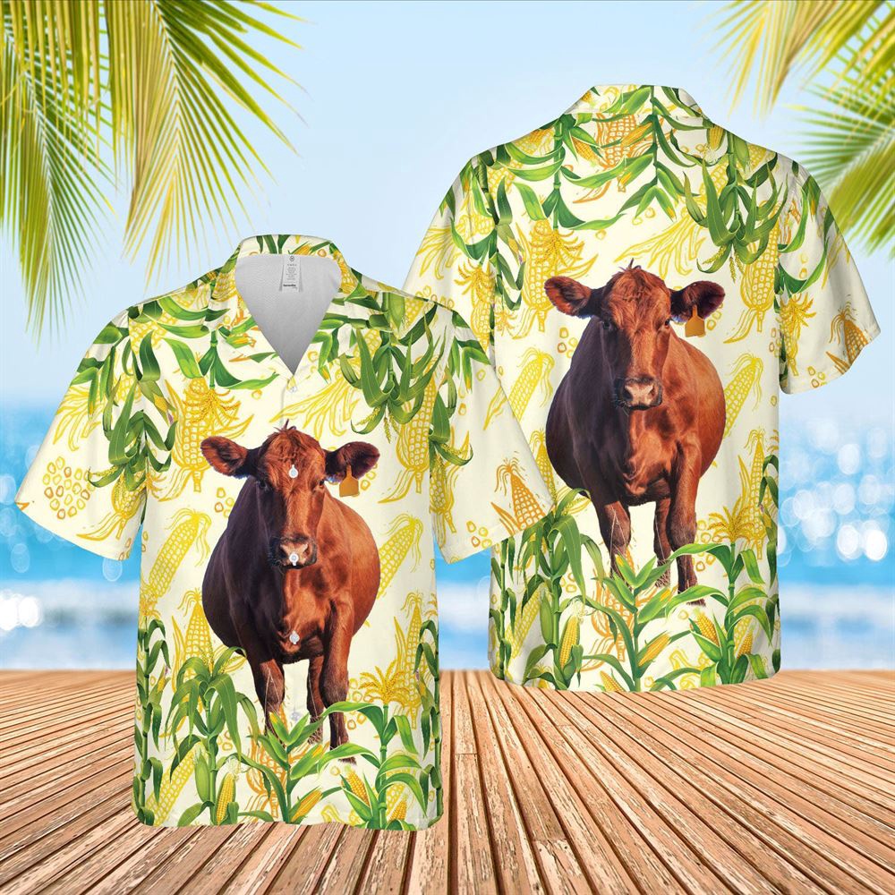 Farm Hawaiian Shirt Corn Farm Red Angus All Over Printed 3D Hawaiian Shirt Animal Hawaiian Shirt 1 tw1gze.jpg