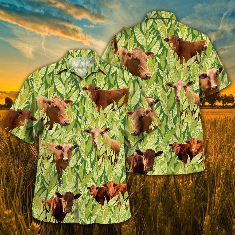 Farm Hawaiian Shirt Cow In Green Corn Field All Over Printed 3D Hawaiian Shirt Animal Hawaiian Shirt 3 ykhbt6.jpg Farm Hawaiian Shirt Cow In Green Corn Field All Over Printed 3D Hawaiian Shirt Animal Hawaiian Shirt 3 ykhbt6.jpg