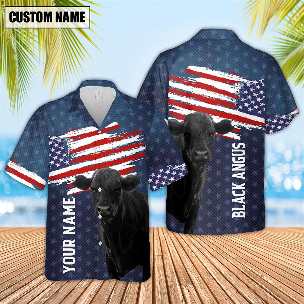 Farm Hawaiian Shirt Custom Name Black Angus Us Flag Pattern 3D Hawaiian Shirt Animal Hawaiian Shirt 2 r9dttr.jpg Farm Hawaiian Shirt Custom Name Black Angus Us Flag Pattern 3D Hawaiian Shirt Animal Hawaiian Shirt 2 r9dttr.jpg