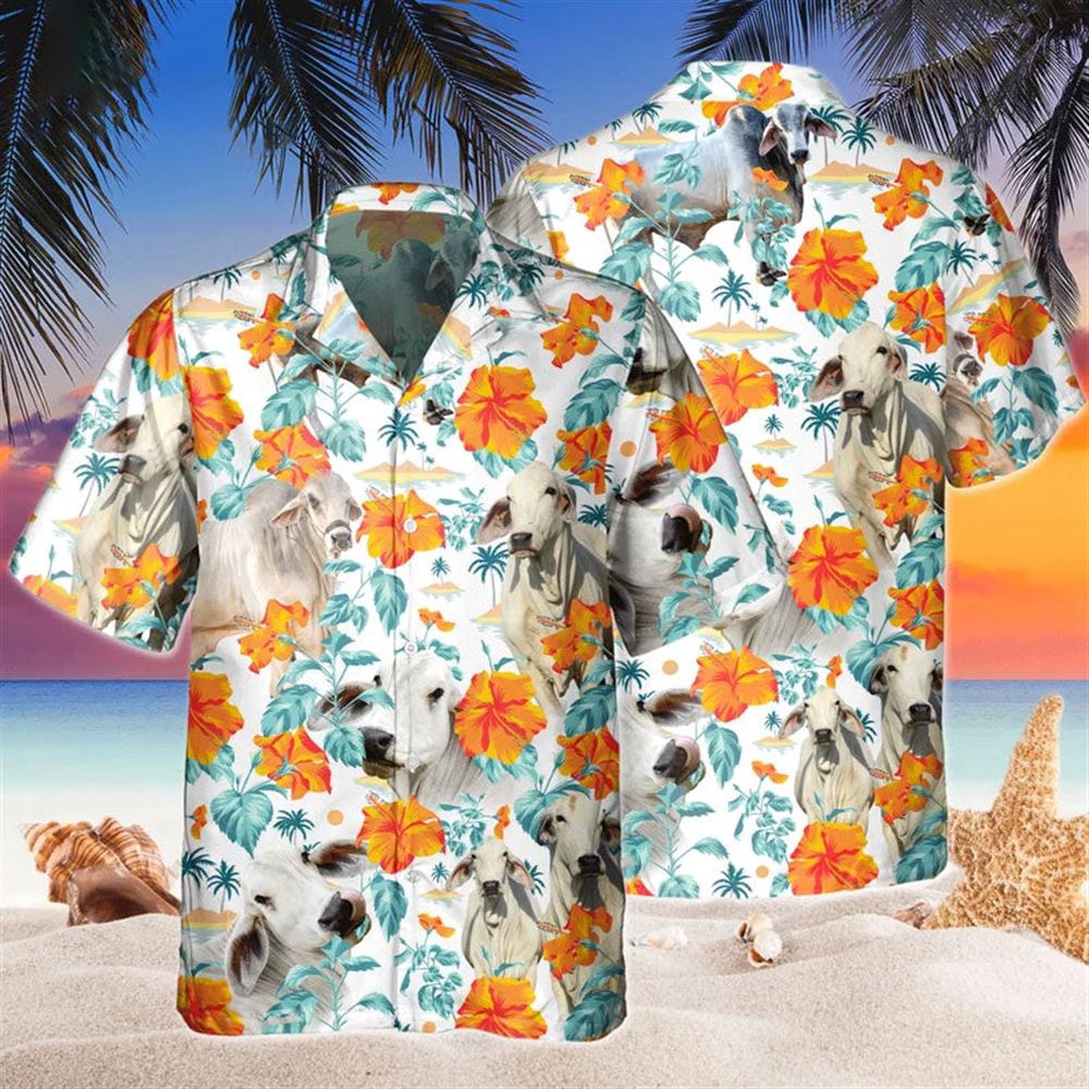 Farm Hawaiian Shirt Custom Name Brahman Cow Hibiscus Flowers All 3D Printed Hawaiian Shirt For Men And Women Animal Hawaiian Shirt 2 idzmwe.jpg Farm Hawaiian Shirt Custom Name Brahman Cow Hibiscus Flowers All 3D Printed Hawaiian Shirt For Men And Women Animal Hawaiian Shirt 2 idzmwe.jpg