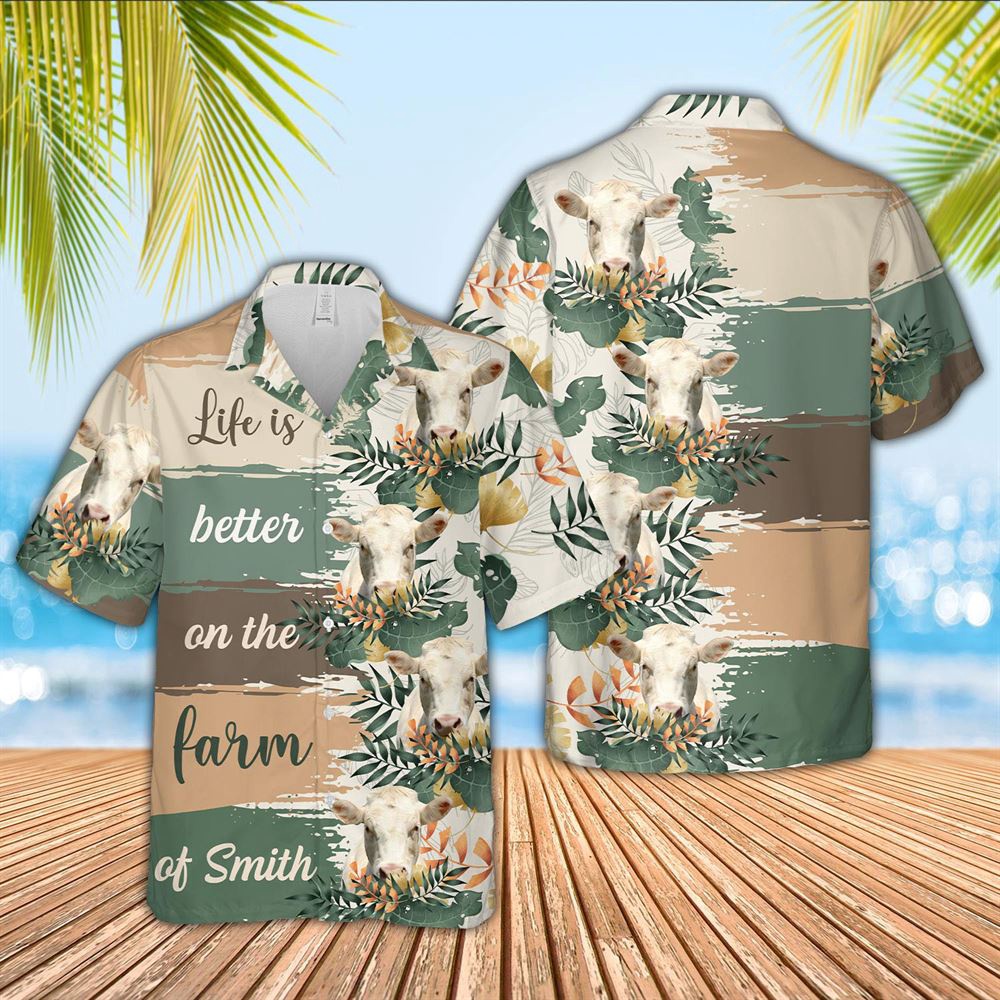 Farm Hawaiian Shirt Custom Name Charolais Life Is Better On The Farm Hawaiian Shirt Animal Hawaiian Shirt 2 qffwqj.jpg Farm Hawaiian Shirt Custom Name Charolais Life Is Better On The Farm Hawaiian Shirt Animal Hawaiian Shirt 2 qffwqj.jpg