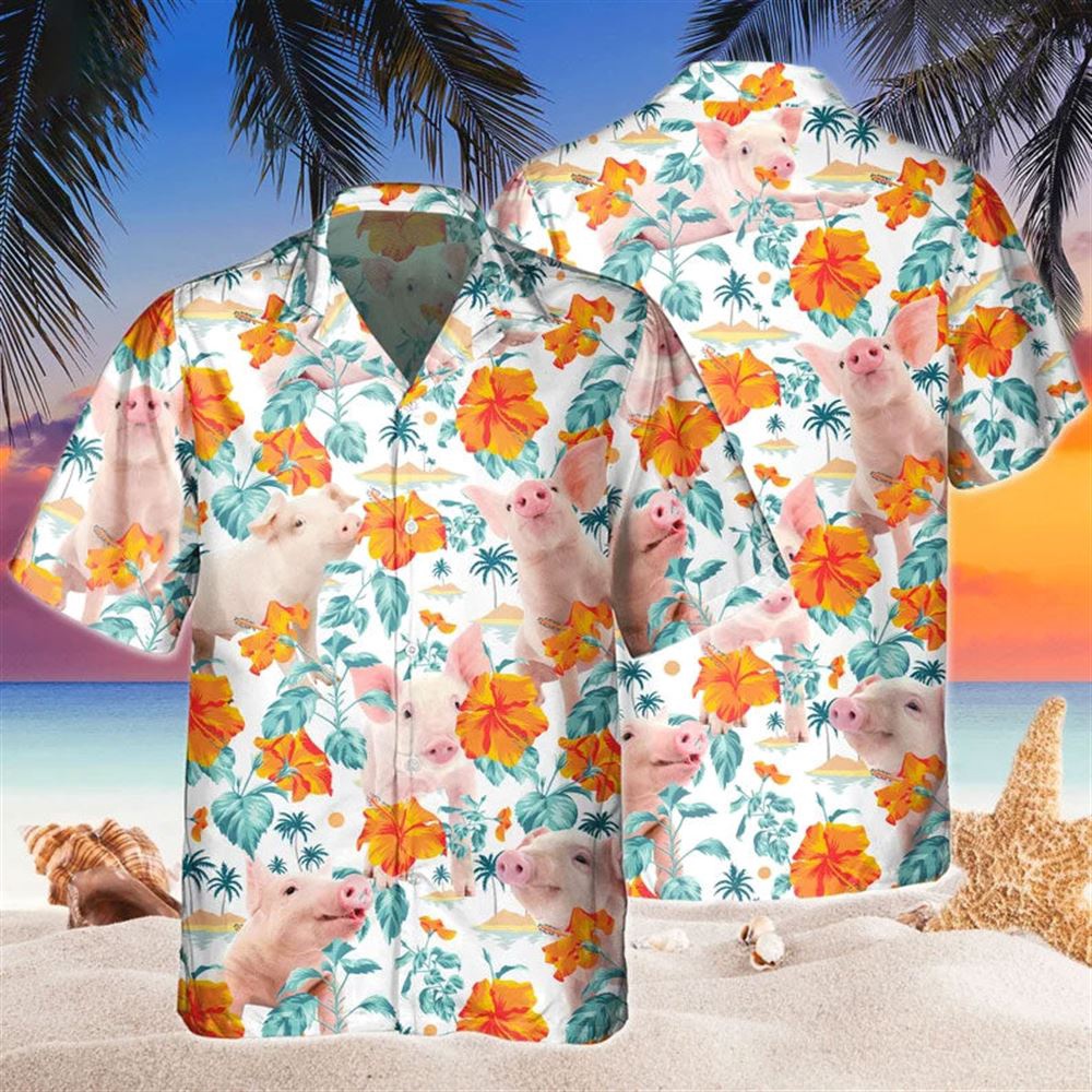 Farm Hawaiian Shirt Custom Name Funny Pig Hibiscus Flowers All 3D Printed Hawaiian Shirt For Men And Women Animal Hawaiian Shirt 2 m7uban.jpg Farm Hawaiian Shirt Custom Name Funny Pig Hibiscus Flowers All 3D Printed Hawaiian Shirt For Men And Women Animal Hawaiian Shirt 2 m7uban.jpg