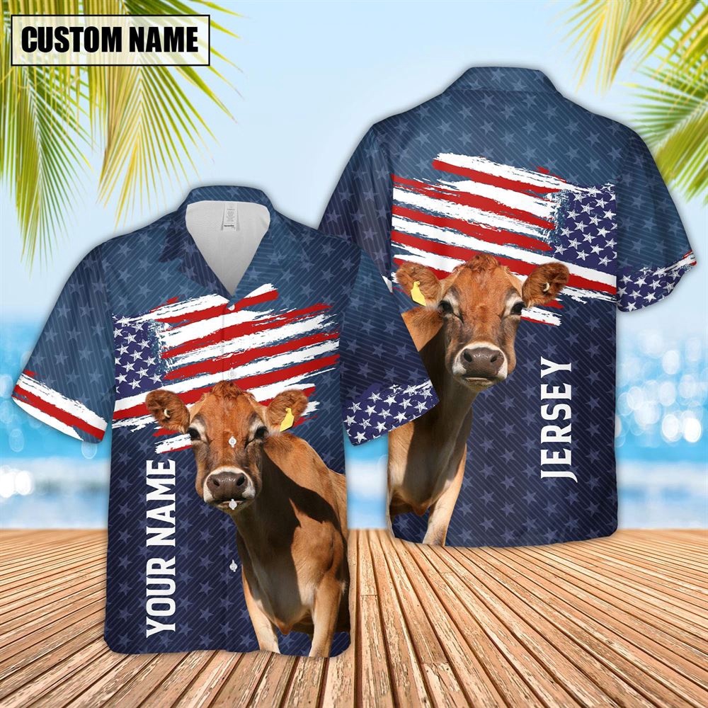 Farm Hawaiian Shirt Custom Name Jersey Cattle Us Flag Pattern 3D Hawaiian Shirt Animal Hawaiian Shirt 2 jdhmdr.jpg Farm Hawaiian Shirt Custom Name Jersey Cattle Us Flag Pattern 3D Hawaiian Shirt Animal Hawaiian Shirt 2 jdhmdr.jpg