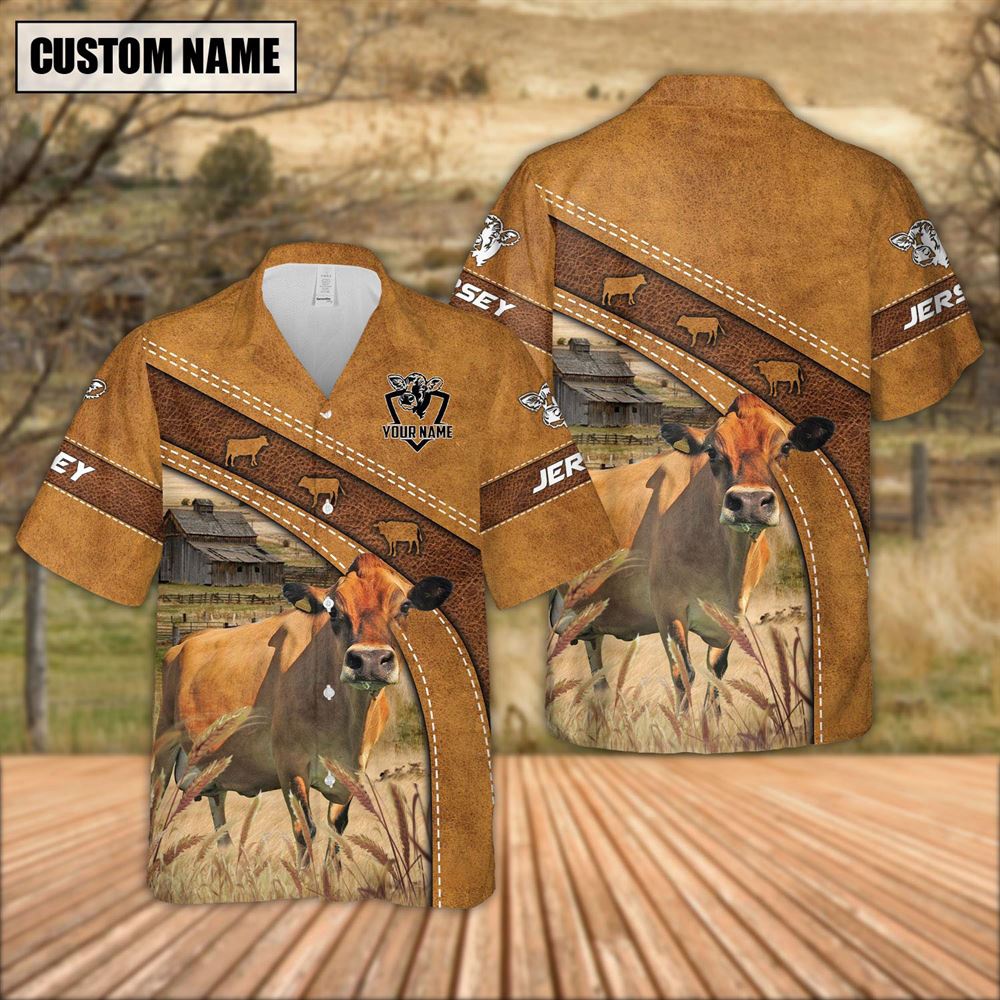 Farm Hawaiian Shirt Custom Name Jersey Leather Pattern Hawaiian Shirt For Men And Women Animal Hawaiian Shirt 2 e6hlrl.jpg Farm Hawaiian Shirt Custom Name Jersey Leather Pattern Hawaiian Shirt For Men And Women Animal Hawaiian Shirt 2 e6hlrl.jpg