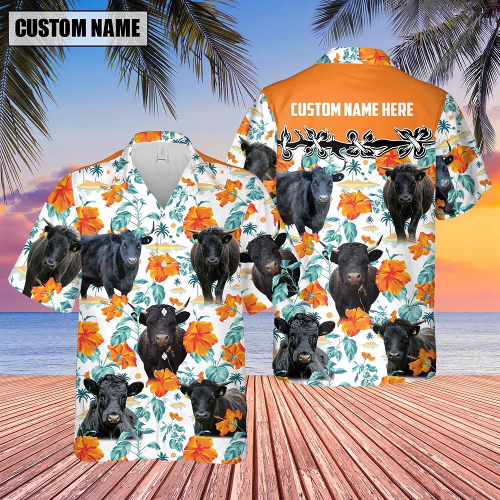 Farm Hawaiian Shirt Dexter Hibiscus Floral Custom Name 3D Hawaiian Shirt Animal Hawaiian Shirt 2 coavoi.jpg