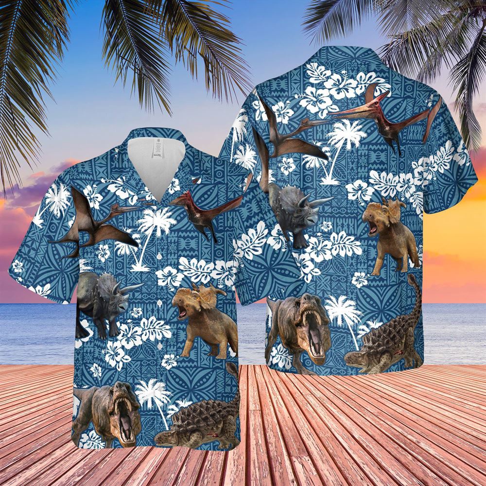 Farm Hawaiian Shirt Dinosaur Blue Tribal All Over Printed 3D Hawaiian Shirt Animal Hawaiian Shirt 1 ygq3gr.jpg Farm Hawaiian Shirt Dinosaur Blue Tribal All Over Printed 3D Hawaiian Shirt Animal Hawaiian Shirt 1 ygq3gr.jpg