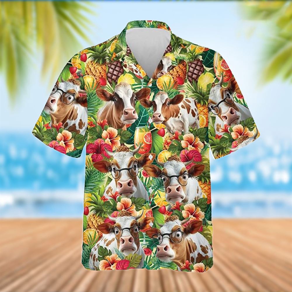 Farm Hawaiian Shirt Funny Shorthorn Tropical Fruits Pattern Hawaiian Shirt Summer Gift Animal Hawaiian Shirt 1 opkfzn.jpg Farm Hawaiian Shirt Funny Shorthorn Tropical Fruits Pattern Hawaiian Shirt Summer Gift Animal Hawaiian Shirt 1 opkfzn.jpg