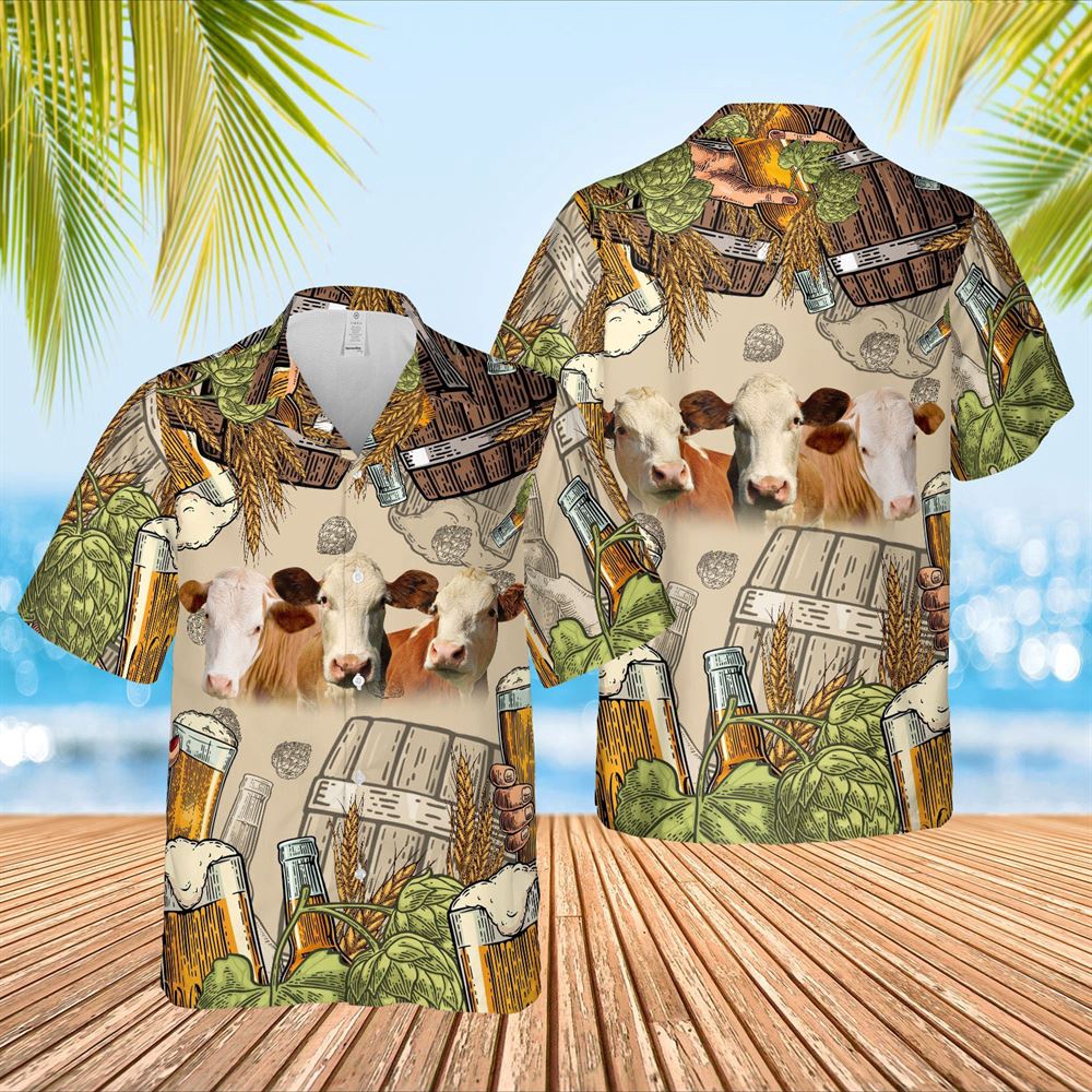 Farm Hawaiian Shirt Funny Simmental Cattle Beer Pattern Hawaiian Shirt Animal Hawaiian Shirt 1 dpqt7k.jpg Farm Hawaiian Shirt Funny Simmental Cattle Beer Pattern Hawaiian Shirt Animal Hawaiian Shirt 1 dpqt7k.jpg