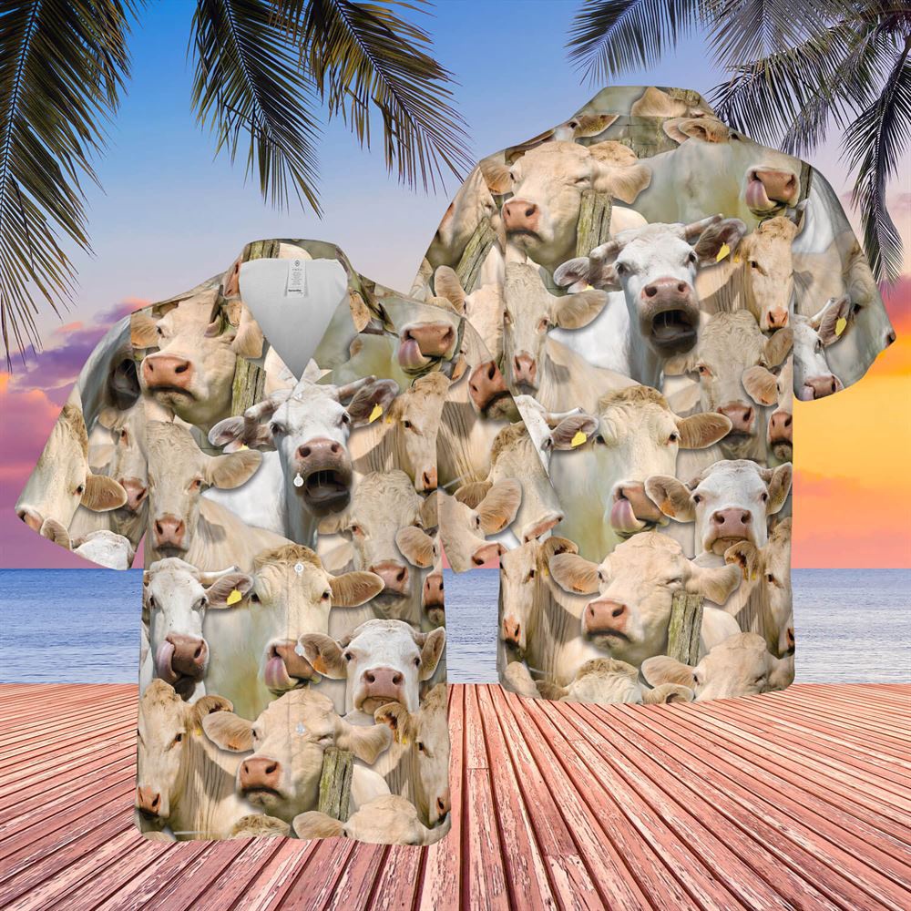 Farm Hawaiian Shirt Herd Of Charolais All Over Printed 3D Hawaiian Shirt Animal Hawaiian Shirt 1 hiaud8.jpg Farm Hawaiian Shirt Herd Of Charolais All Over Printed 3D Hawaiian Shirt Animal Hawaiian Shirt 1 hiaud8.jpg