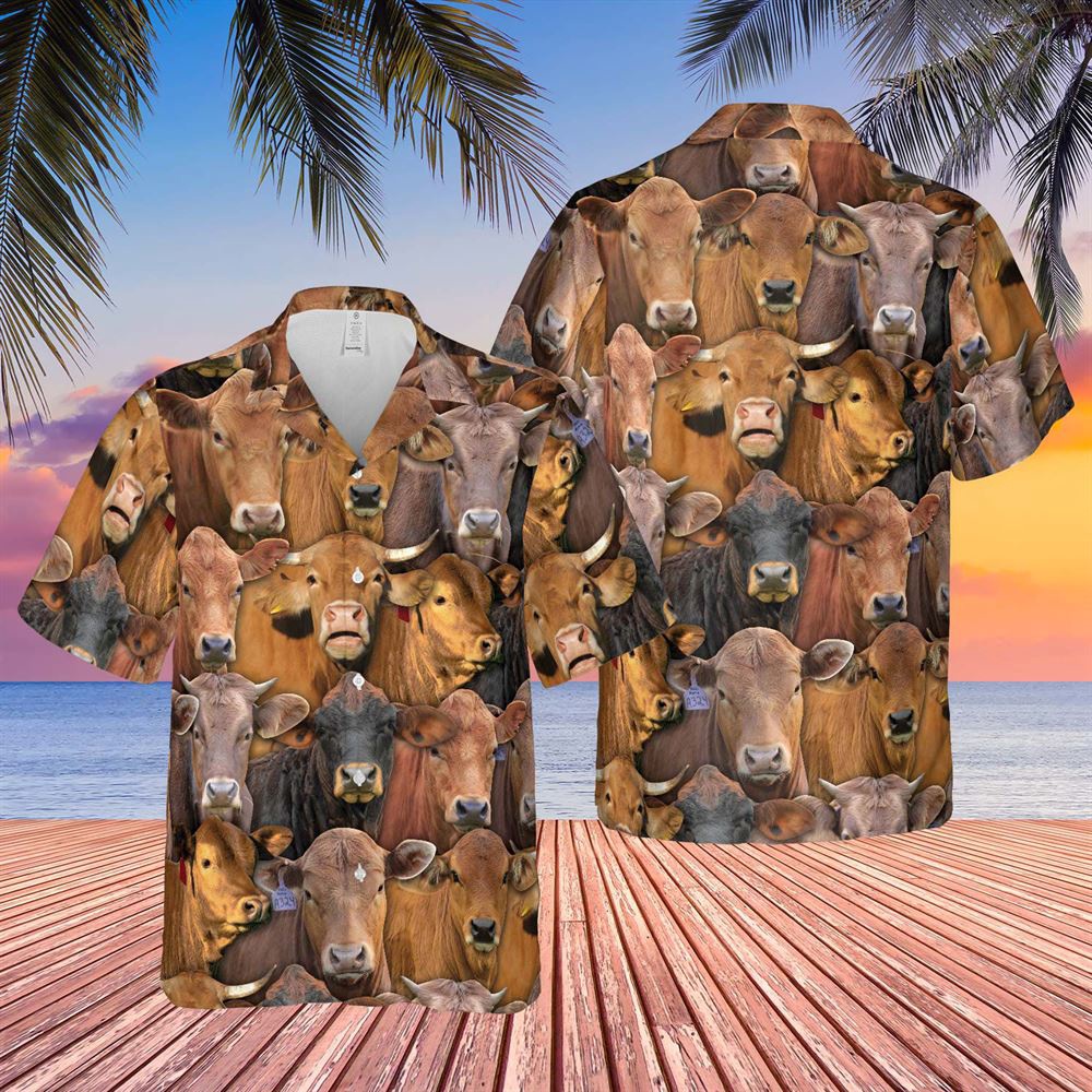 Farm Hawaiian Shirt Herd Of Gelbvieh All Over Printed 3D Hawaiian Shirt Animal Hawaiian Shirt 1 a1egrt.jpg Farm Hawaiian Shirt Herd Of Gelbvieh All Over Printed 3D Hawaiian Shirt Animal Hawaiian Shirt 1 a1egrt.jpg