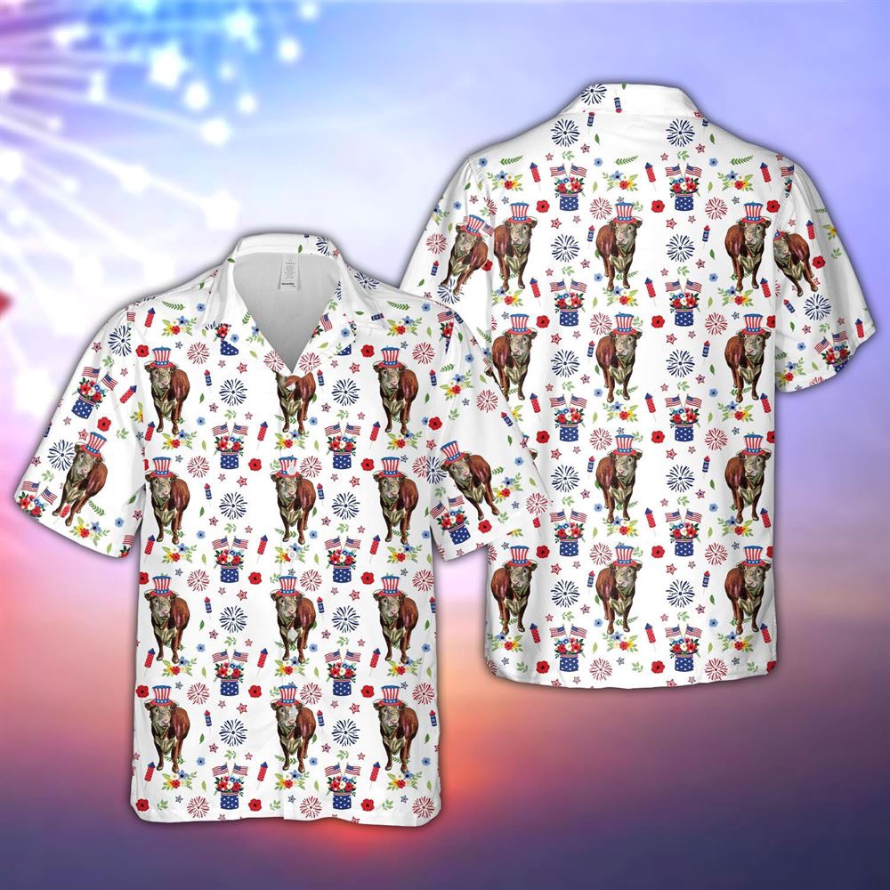 Farm Hawaiian Shirt Hereford American Flag And Firework Pattern Hawaiian Shirt Summer Gift Animal Hawaiian Shirt 1 cyjbin.jpg Farm Hawaiian Shirt Hereford American Flag And Firework Pattern Hawaiian Shirt Summer Gift Animal Hawaiian Shirt 1 cyjbin.jpg