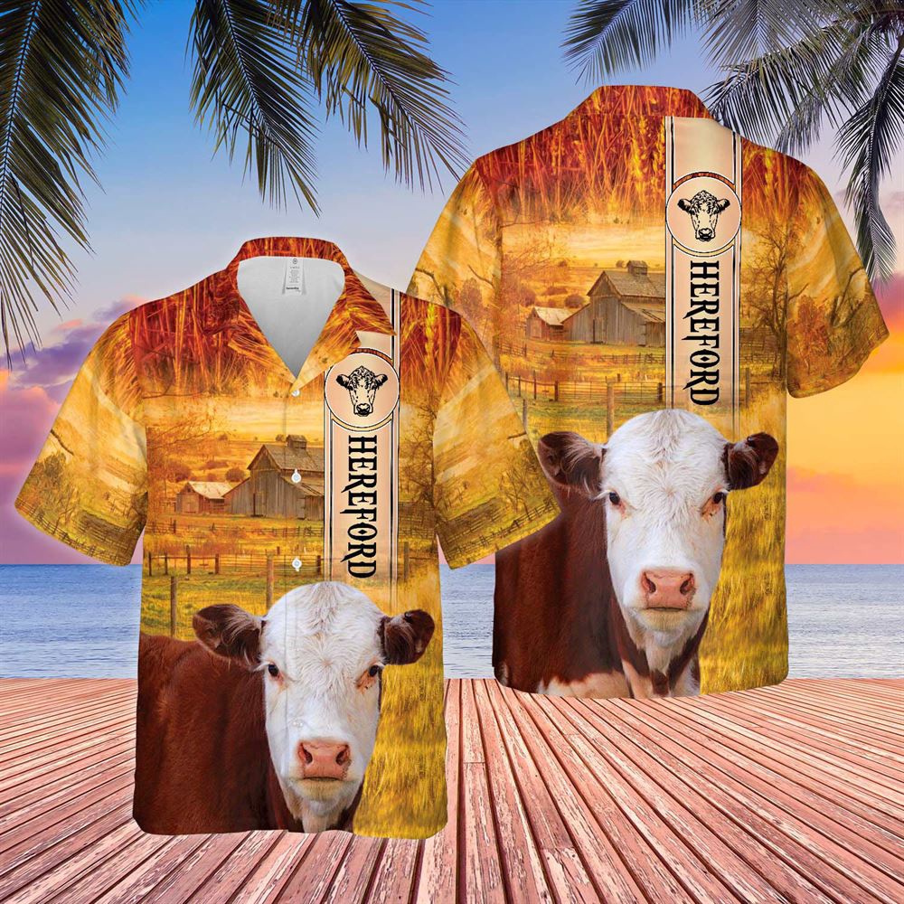Farm Hawaiian Shirt Hereford Cattle Breed All Printed 3D Hawaiian Shirt Animal Hawaiian Shirt 1 ojm7er.jpg Farm Hawaiian Shirt Hereford Cattle Breed All Printed 3D Hawaiian Shirt Animal Hawaiian Shirt 1 ojm7er.jpg