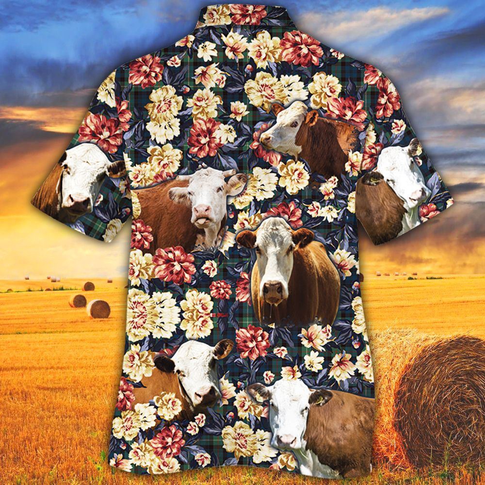 Farm Hawaiian Shirt Hereford Cattle Green Plaid Pattern All Over Printed 3D Hawaiian Shirt Animal Hawaiian Shirt 2 xpyqi7.jpg Farm Hawaiian Shirt Hereford Cattle Green Plaid Pattern All Over Printed 3D Hawaiian Shirt Animal Hawaiian Shirt 2 xpyqi7.jpg