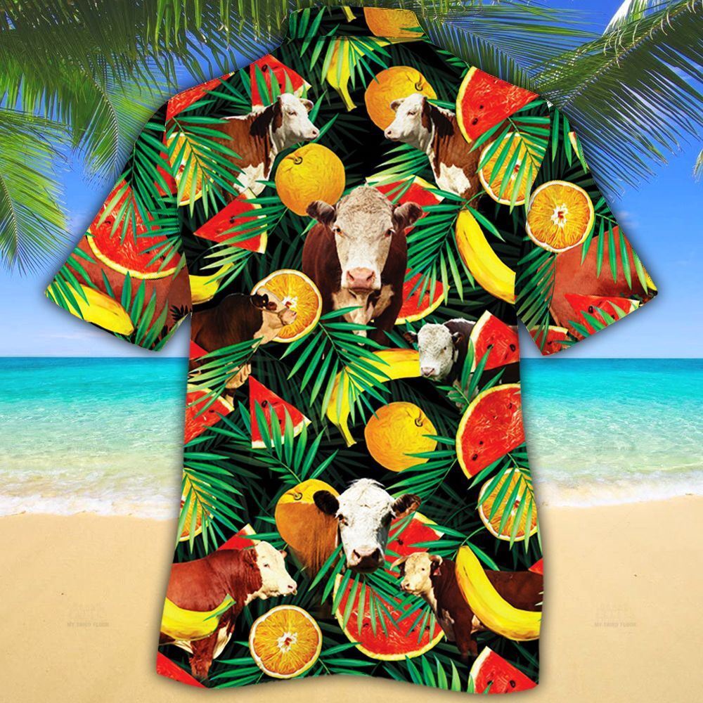 Farm Hawaiian Shirt Hereford Cattle Tropical Fruits All Over Printed 3D Hawaiian Shirt Animal Hawaiian Shirt 2 mmwzbr.jpg Farm Hawaiian Shirt Hereford Cattle Tropical Fruits All Over Printed 3D Hawaiian Shirt Animal Hawaiian Shirt 2 mmwzbr.jpg