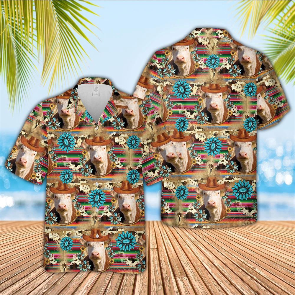 Farm Hawaiian Shirt Hereford Cowboy Pattern 3D Hawaiian Shirt Animal Hawaiian Shirt 1 c7fmi5.jpg Farm Hawaiian Shirt Hereford Cowboy Pattern 3D Hawaiian Shirt Animal Hawaiian Shirt 1 c7fmi5.jpg