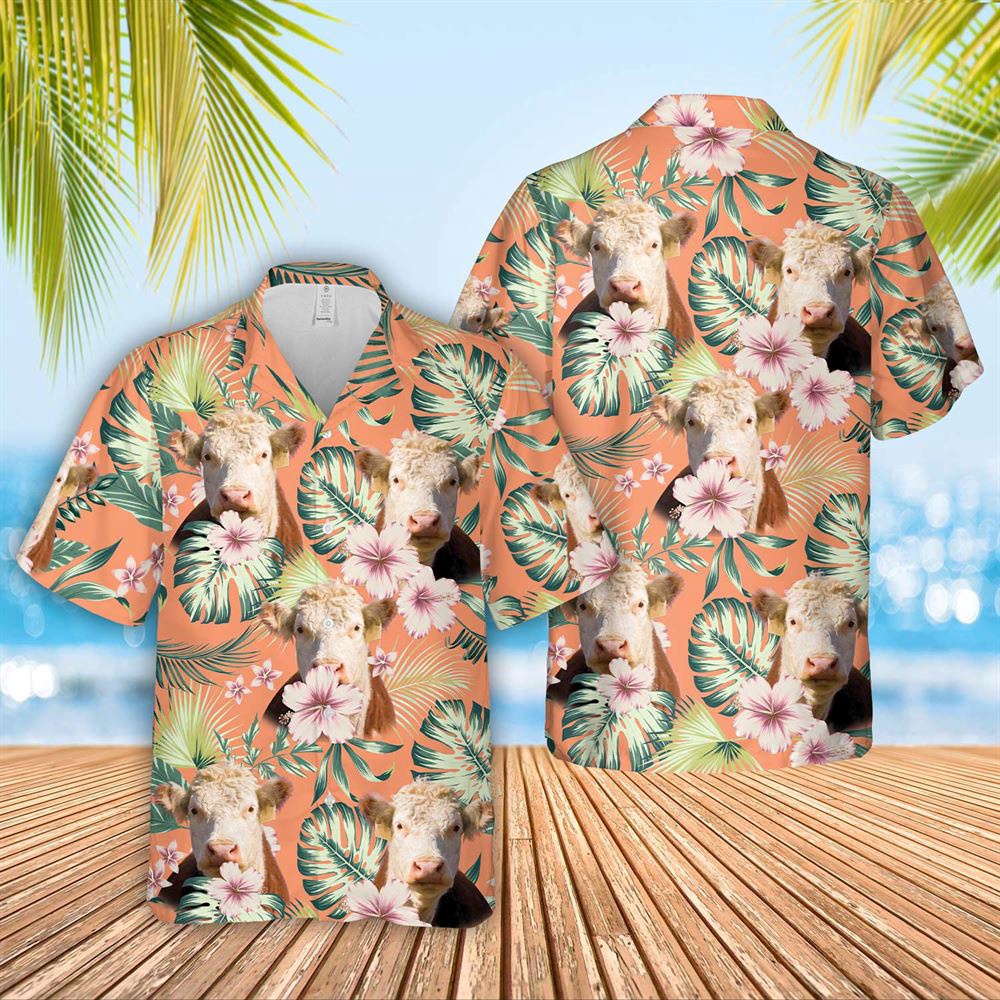 Farm Hawaiian Shirt Hereford Summer Happiness Floral Farm 3D Hawaiian Shirt Animal Hawaiian Shirt 1 advpxj.jpg Farm Hawaiian Shirt Hereford Summer Happiness Floral Farm 3D Hawaiian Shirt Animal Hawaiian Shirt 1 advpxj.jpg