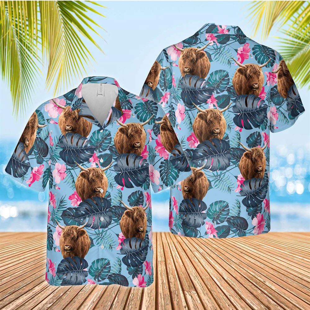 Farm Hawaiian Shirt Highland Blue Hibiscus Hawaiian Shirt Animal Hawaiian Shirt 1 og1g7r.jpg Farm Hawaiian Shirt Highland Blue Hibiscus Hawaiian Shirt Animal Hawaiian Shirt 1 og1g7r.jpg