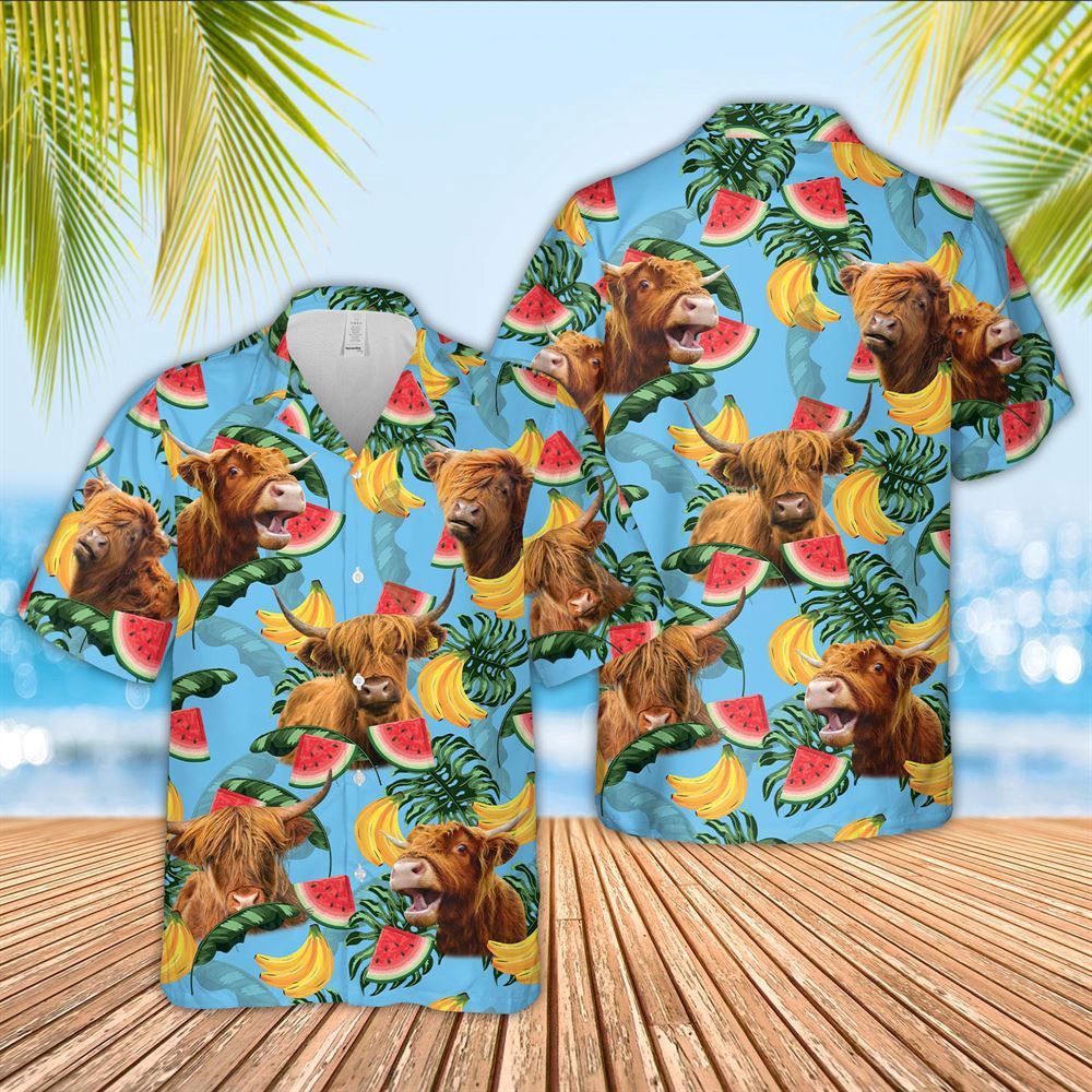 Farm Hawaiian Shirt Highland Cattle Blue Tropical Fruits Pattern Hawaiian Shirt Animal Hawaiian Shirt 1 u6iiva.jpg Farm Hawaiian Shirt Highland Cattle Blue Tropical Fruits Pattern Hawaiian Shirt Animal Hawaiian Shirt 1 u6iiva.jpg