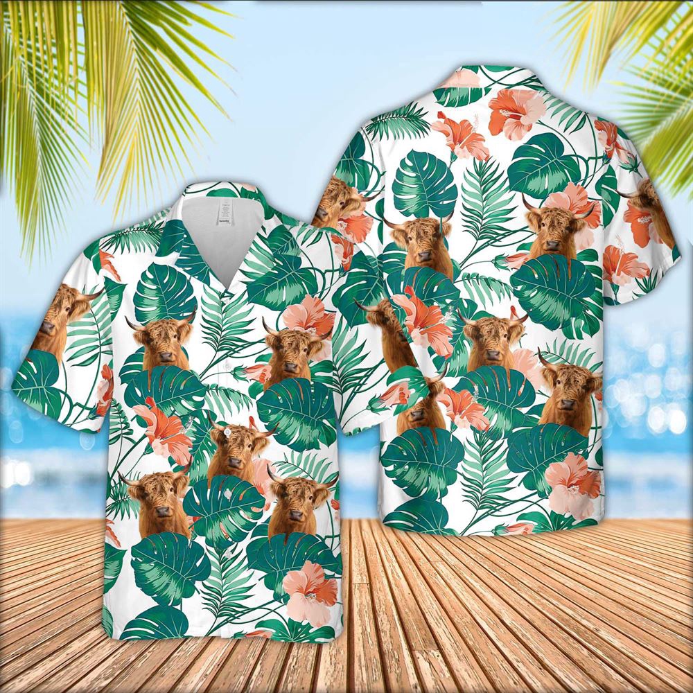 Farm Hawaiian Shirt Highland Cattle Pattern 3D Men Hawaiian Shirt Animal Hawaiian Shirt 1 ismors.jpg Farm Hawaiian Shirt Highland Cattle Pattern 3D Men Hawaiian Shirt Animal Hawaiian Shirt 1 ismors.jpg